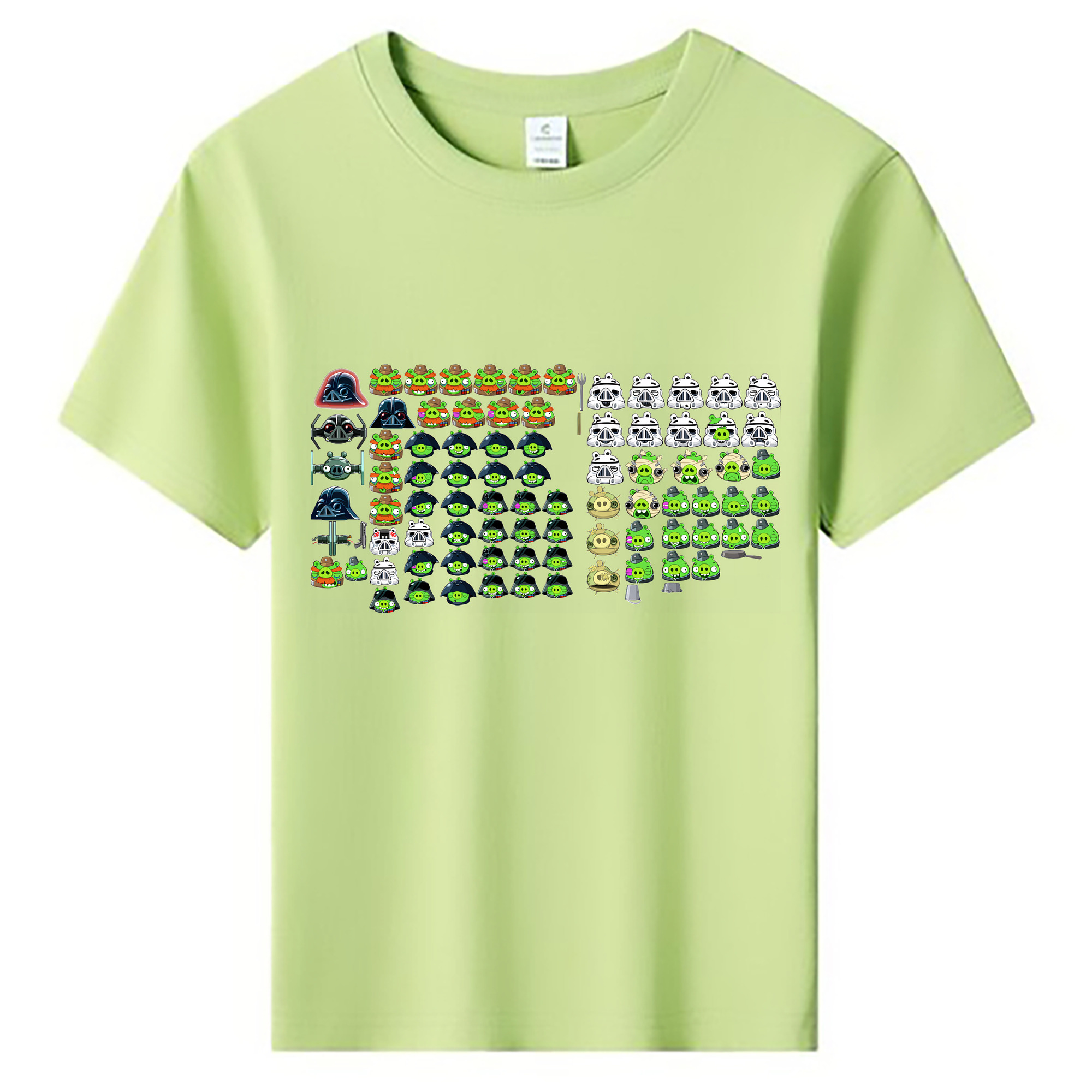 （画像用） Angry Birds アングリーバード 綿100％キッズTシャツ（フロントプリント）